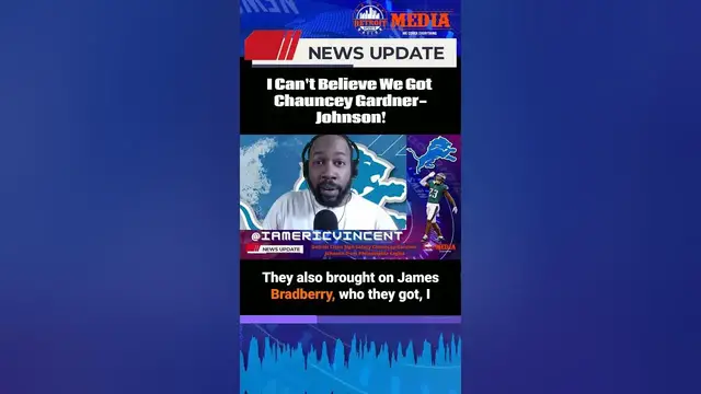 'Video thumbnail for Lions get Chauncey Gardner-Johnson! Can you believe it?'