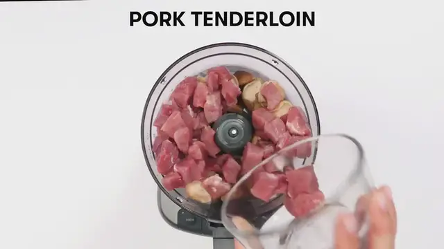 'Video thumbnail for Mushroom and Pork Meatballs with Broccolini Rice'