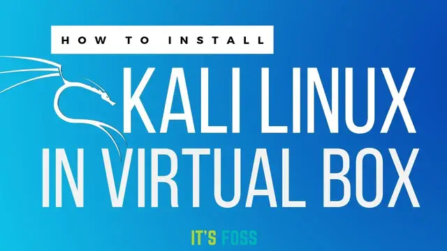 'Video thumbnail for How to Install Kali Linux in VirtualBox on Windows'
