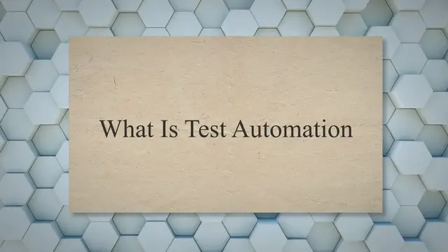'Video thumbnail for A Step-by-Step Guide to Learning Test Automation On Your Own'