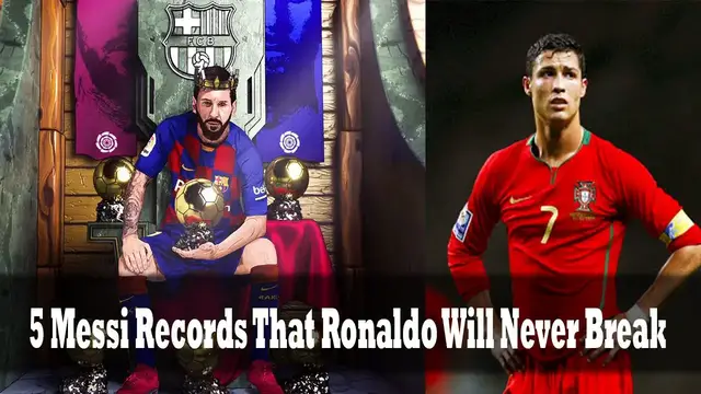 'Video thumbnail for 5 Lionel Messi records that Cristiano Ronaldo may never break | Amazing Facts'