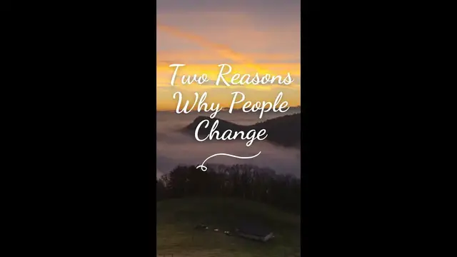'Video thumbnail for Two Main Reasons People Change: Either their minds have been... Quote Steven Aitchison #shorts'