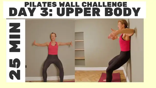 'Video thumbnail for Pilates Wall Workout Challenge Day 3: Upper Body'
