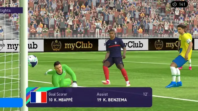 'Video thumbnail for France 3 Vs Brazil 0 | Football Highlights | PES'