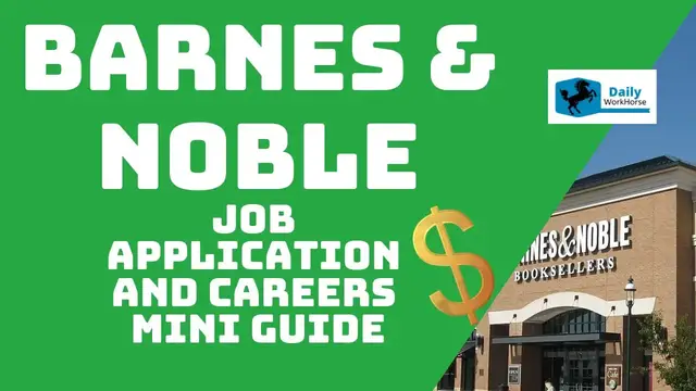 'Video thumbnail for Barnes & Noble Job Application and Careers MiniGuide'