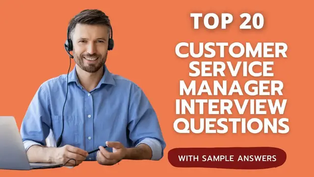 'Video thumbnail for Top 20 Customer Service Manager Interview Questions and Answers for 2022'