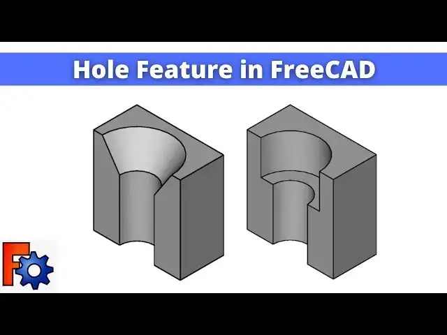 'Video thumbnail for Hole Feature in FreeCAD Part Design | FreeCAD Beginner Tutorial | Mechnexus |'