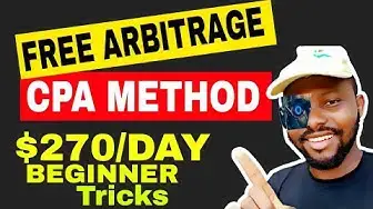 'Video thumbnail for Latest Unlimited ARBITRAGE in Nigeria: How To Make ₦26,000 With CPA Marketing 2022'