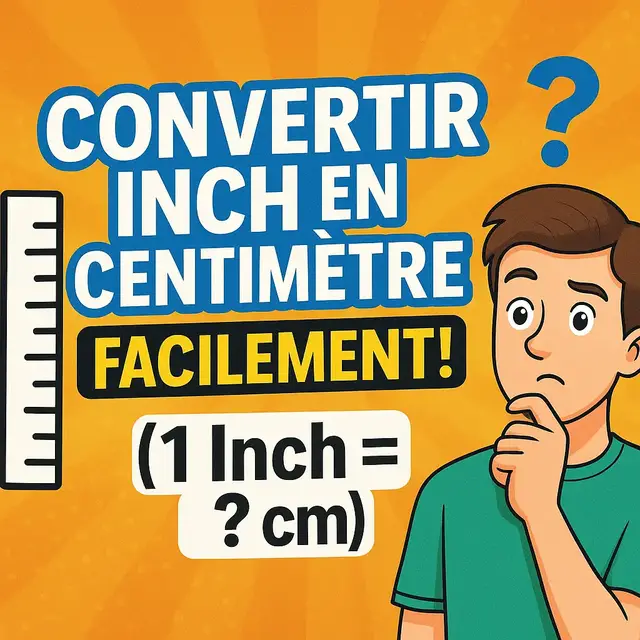 'Video thumbnail for 📏 Convertir Inch en Centimètre Facilement ! (1 Inch = ? cm)'