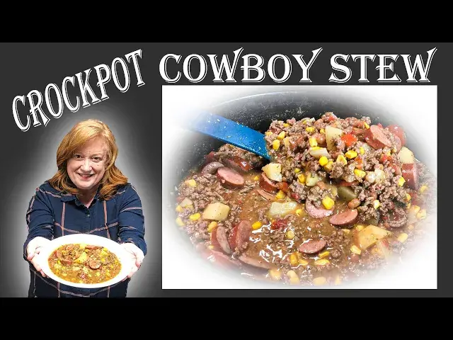 'Video thumbnail for CROCKPOT COWBOY STEW | A Comforting Slow Cooker Recipe'