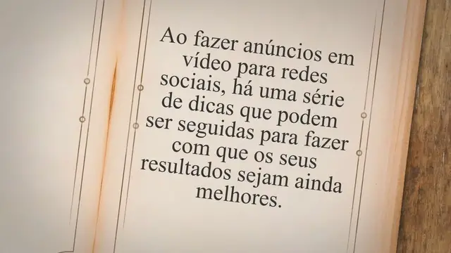 'Video thumbnail for 4 dicas para anúncios em vídeo para redes sociais'