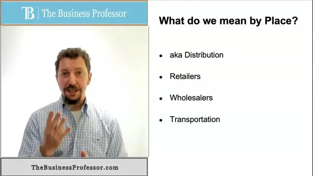 'Video thumbnail for The 4 Ps of Marketing - What is Placement?'