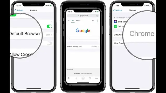 'Video thumbnail for How To Replace Safari With Chrome As Default Web Browser On iPhone And iPad'