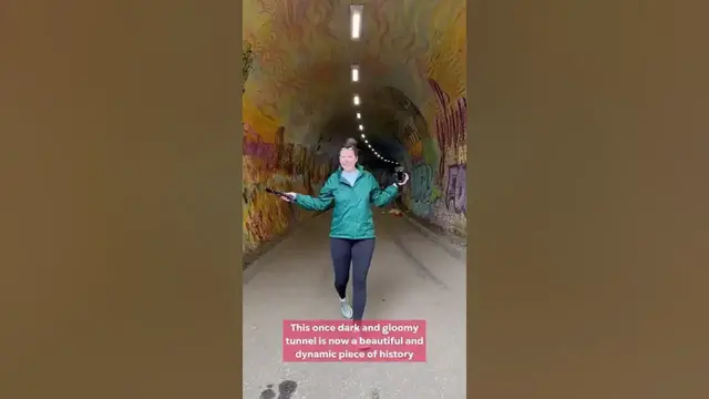 'Video thumbnail for Colinton Tunnel: 140m of Graffiti #Shorts'
