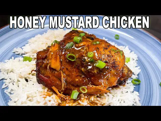 'Video thumbnail for Crockpot HONEY MUSTARD CHICKEN, A Slow Cooker Chicken Dinner Recipe'