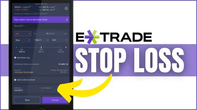 'Video thumbnail for How to Place a Stop Loss Order on Power Etrade Mobile App'