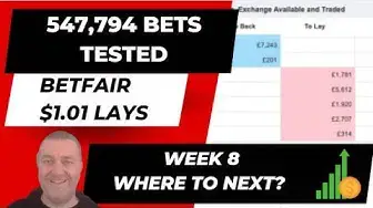 'Video thumbnail for 8-Week Sports Betting Experiment: Can You Beat the Odds with 547,794 Bets? - Results Revealed'