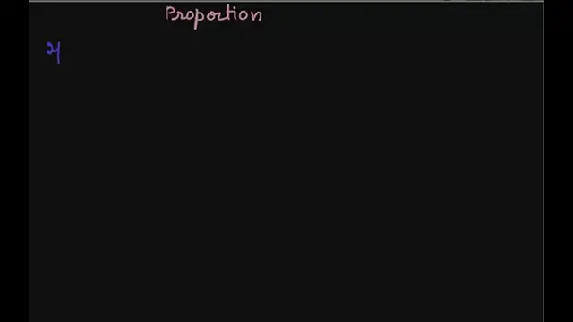 'Video thumbnail for Proportion'
