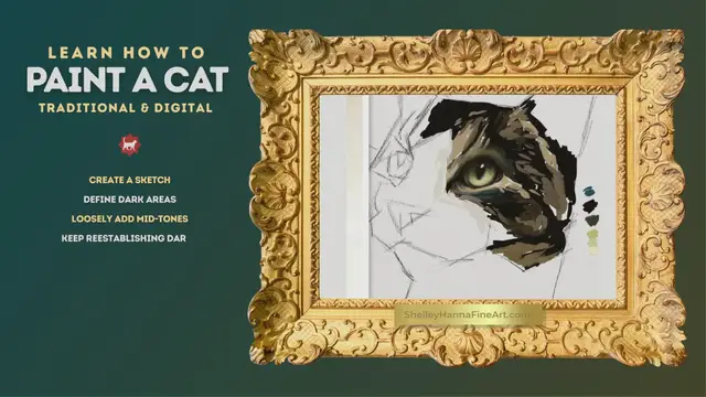 'Video thumbnail for How to Paint a Cat'