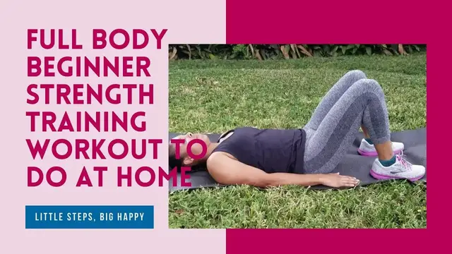 'Video thumbnail for Full Body Beginner Strength Training Workout to Do at Home'