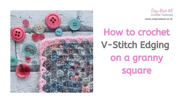 'Video thumbnail for How To Crochet - V Stitch Edging'