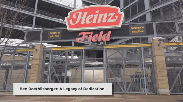 'Video thumbnail for Ben Roethlisberger: A Steelers Legend's 18-Year Journey'
