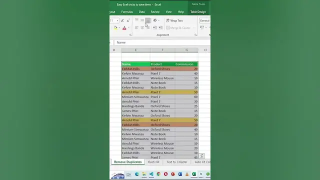 'Video thumbnail for Remove Duplicates in Excel'