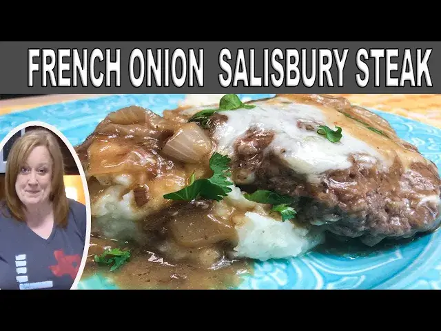 'Video thumbnail for FRENCH ONION SALISBURY STEAK RECIPE | A Delicious Take to a Classic Comfort Dish'