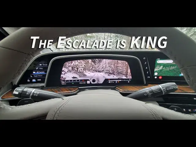 'Video thumbnail for Four Reasons the 2021 Cadillac Escalade is the KING of SUVs'