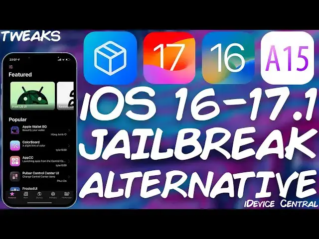 'Video thumbnail for iOS 16 - 17.1 MISAKA JAILBREAK Alternative MAJOR UPDATE! (Tweaks, Themes, Great File Manager)'