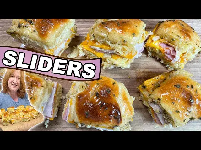 'Video thumbnail for HAM & TURKEY SLIDERS with BROWN SUGAR GLAZE | Easy Hawaiian Roll Sandwiches for Lunch or Dinner'
