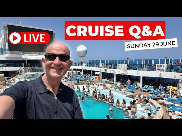 'Video thumbnail for Live Cruise Q&A: Sunday 29 June 2025  9am PT / Noon ET/ 5pm UK'