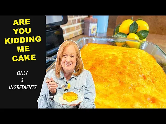 'Video thumbnail for ARE YOU KIDDING ME CAKE, 3 Ingredient Cake Recipe'