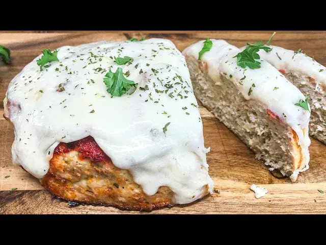 'Video thumbnail for CHICKEN PARMESAN MEATLOAF RECIPE | Cook With Me | Catherine's Plates'
