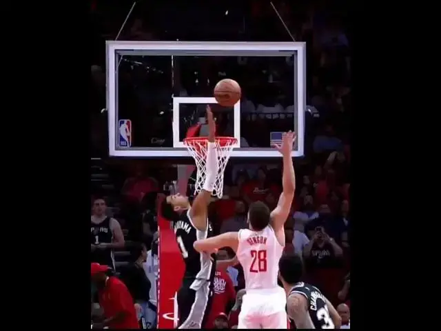 'Video thumbnail for Some defensive moments from Wemby in his first season in the NBA! A MONSTER! 10/10 at the party 🤣🎥'
