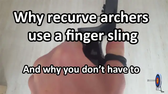 'Video thumbnail for THE REAL REASON why most archers use a finger sling (and why you don't have to)'