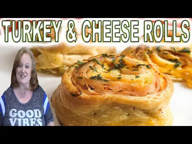 'Video thumbnail for TURKEY AND CHEESE ROLLS APPETIZER | COOK WITH ME APPETIZERS'