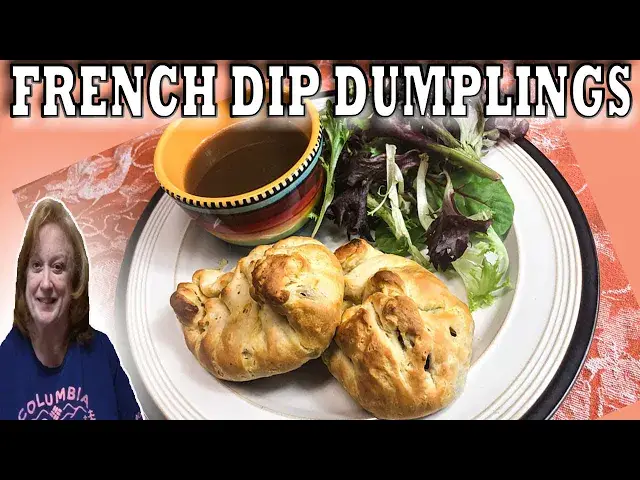 'Video thumbnail for FRENCH DIP DUMPLINGS RECIPE | COOK WITH ME 5 INGREDIENT EASY DINNER IDEA'