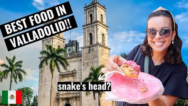 'Video thumbnail for YOU HAVE TO TRY THESE VALLADOLID FOODS! 🇲🇽 | Polcanes, Longaniza, Tamales & More!'