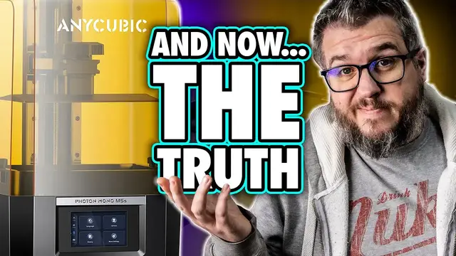 'Video thumbnail for Anycubic Photon Mono M5s Review - What ANYCUBIC DIDN'T SAY -'