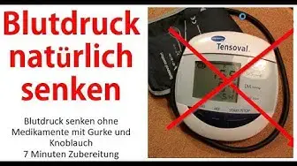 'Video thumbnail for Blutdruck senken ohne Medikamente'