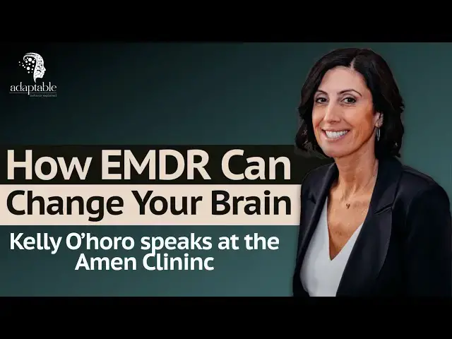 'Video thumbnail for How EMDR Can Change Your Brain - Kelly O'Horo speaks at the Amen Clinic'
