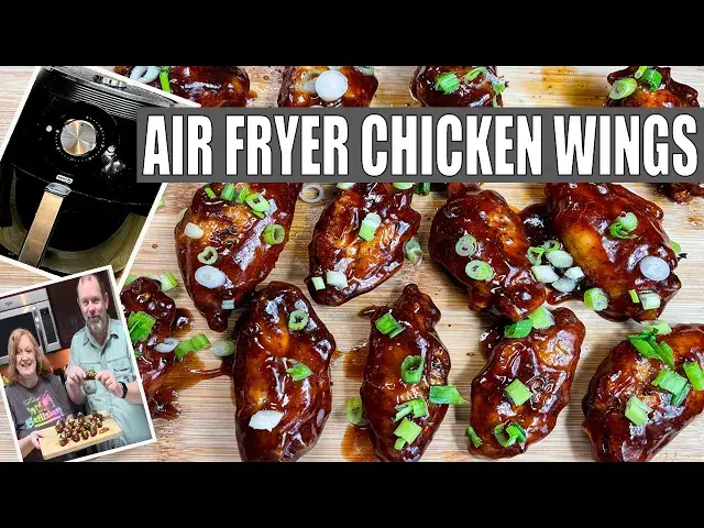 'Video thumbnail for Delicious AIR FRYER CHICKEN WINGS | So Crispy and Saucy'