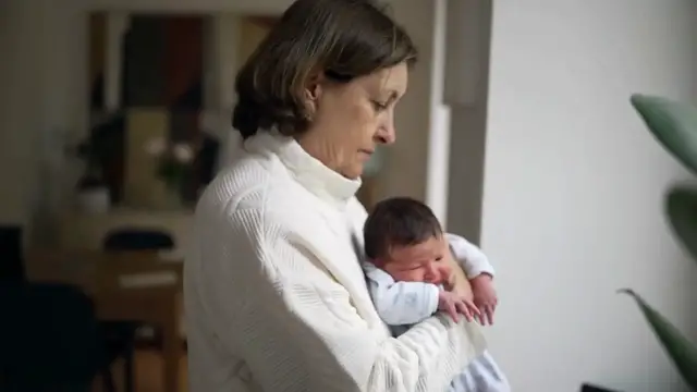 'Video thumbnail for One-Year-Old Daughter Shares Heartwarming First Hug with 107-Year-Old Great-Great-Grandma'