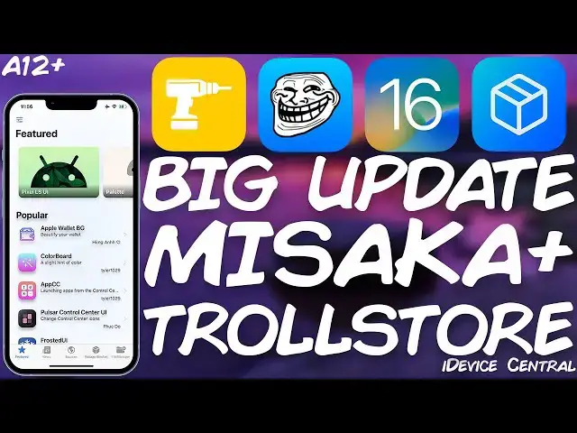 'Video thumbnail for iOS 15.5 - 16.6.1 / 17.0 TrollStore 2 / Misaka IMPORTANT Update RELEASED! ALL DEVICES!'