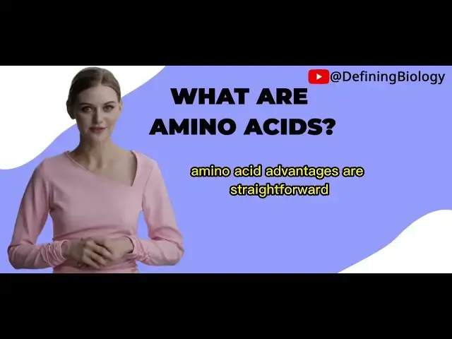 'Video thumbnail for What Are Amino Acids   Definition of Amino Acids'