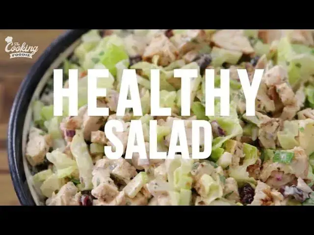 'Video thumbnail for Easy Chicken Salad Recipe'