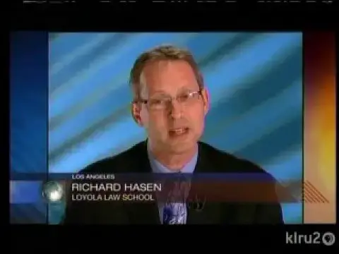 'Video thumbnail for 20081017 Rick Hasen on NewsHour'
