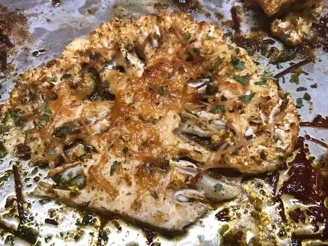 'Video thumbnail for ROASTED CAULIFLOWER STEAKS'