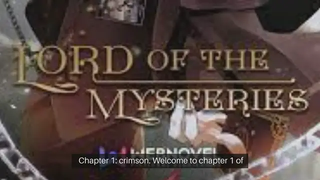 'Video thumbnail for Lord of Mysteries:Chapter : 1'